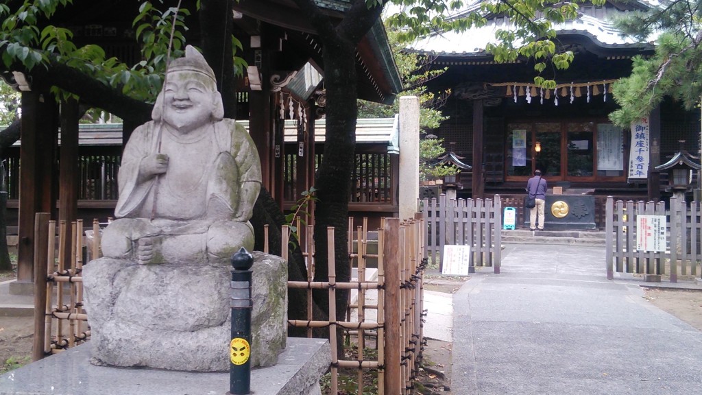 荏原神社の恵比寿様！